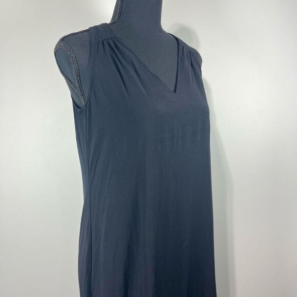 Old Navy Sleeveless V-Neck Keyhole Back Mini Dress Women’s Size Small Black - Picture 2 of 10